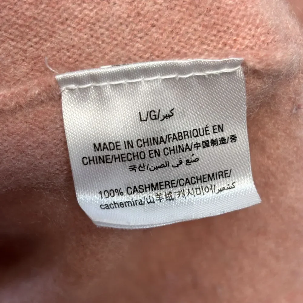 Charter Club Women 100% Cashmere Sweater Size Large Pink D120 -9